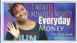 1, 5, & 10 Minute Everyday Money Routine | Simple Ways to Master Money